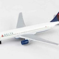Showcasts Delta Single Plane, White - Daron RT4994 - Diecast Model Airplane Replica