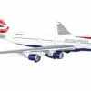 Showcasts British Airways Single Plane, White - Daron RT6004 - Diecast Model Airplane Replica