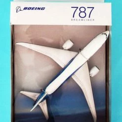 Showcasts Boeing 787 Single Plane, White - Daron RT7474 - Diecast Model Airplane Replica
