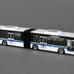 Daron MTA Articulated Bus Small, White - RealToy RT8452 - Plastic Model Replica