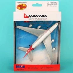Showcasts Qantas A380 Single Plane, White - Daron RT8538 - Diecast Model Airplane Replica