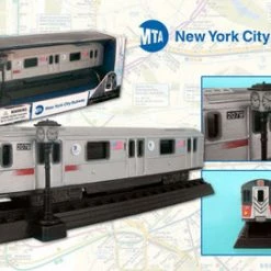 Showcasts Mta Diecast Subway Car, Gray - Daron RT8555 - Diecast Model Toy Car