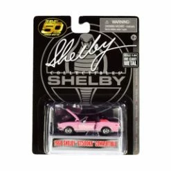 1968 Shelby GT500KR Convertible, Pink - Shelby Collectibles SC16403N - 1/64 Scale Diecast Model Toy Car