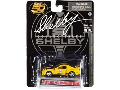 Shelby Collectibles 2008 Ford Shelby Mustang #08 Terlingua Racing Team SC753YL - 1/64 Scale Diecast Model Toy Car