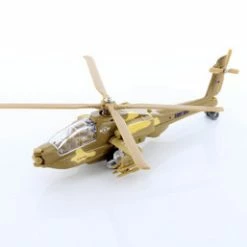 Combat Copter With Lights & Sounds, Beige/Tan - ModelToyCars SL362/1DB - Diecast Toy Helicopter